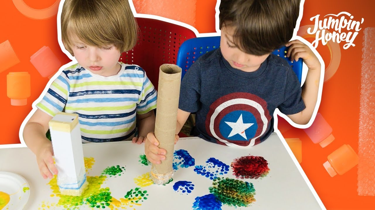 BUBBLE WRAP PRINTS  - ACTIVITIES FOR KIDS