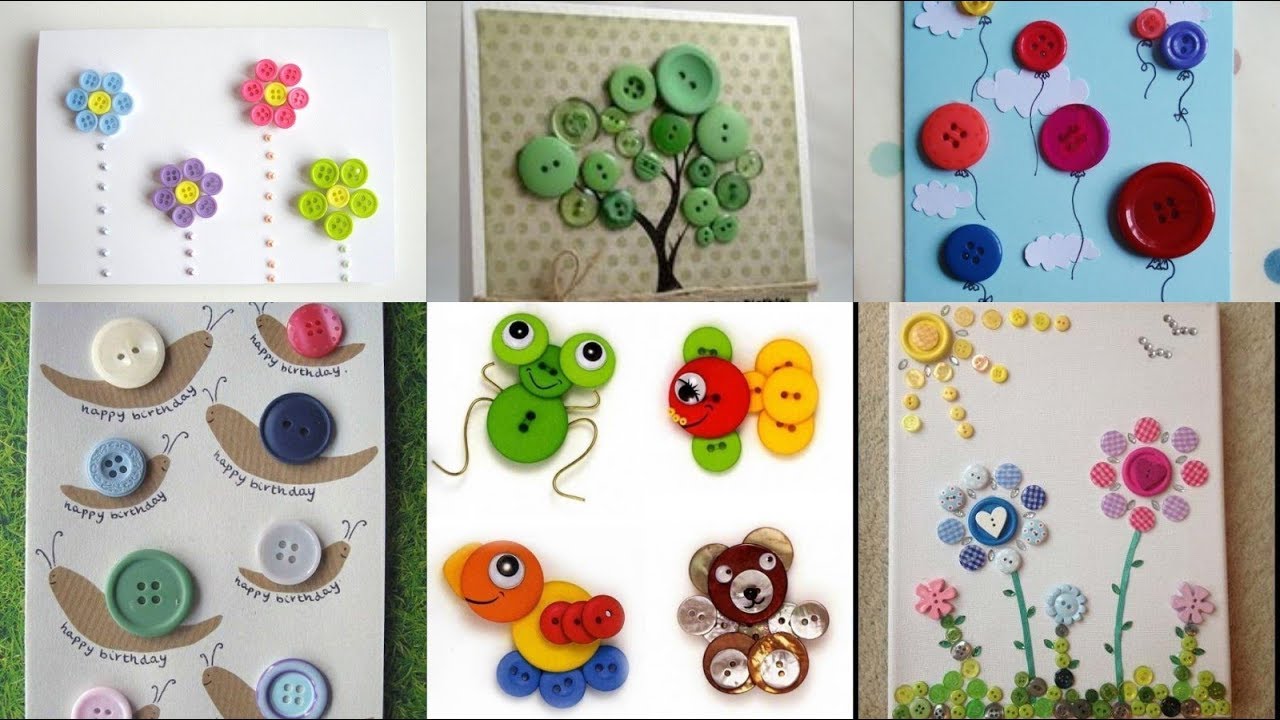 Easy Button Craft for kids || Button craft ideas || fun at home