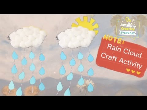 Rain Cloud Craft Activity