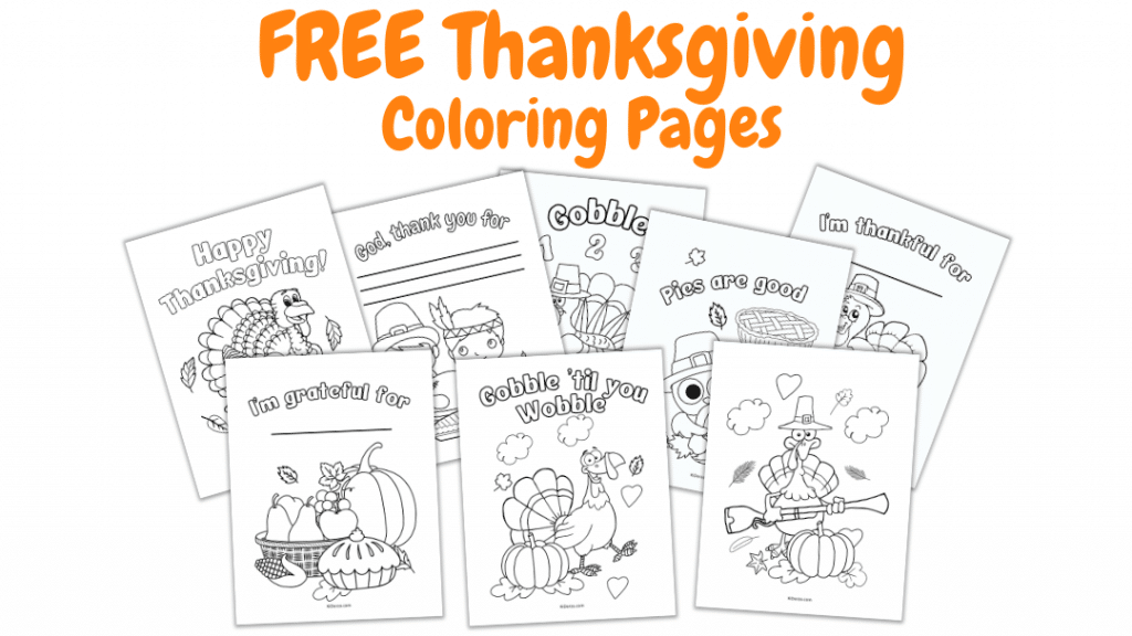 Free Thanksgiving Coloring Pages