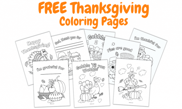 10 FREE Thanksgiving Coloring Pages for Kids