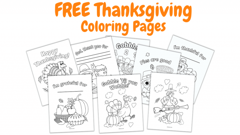 10 Free Thanksgiving Coloring Pages For Kids