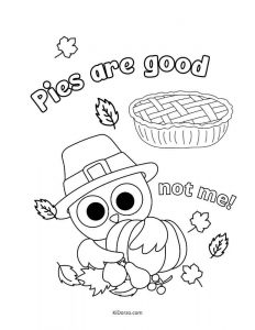 Free Thanksgiving Coloring Pages