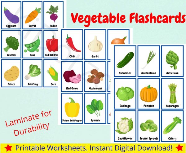 Vegetable Flashcards