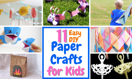 11 Easy Paper Crafts For Kids