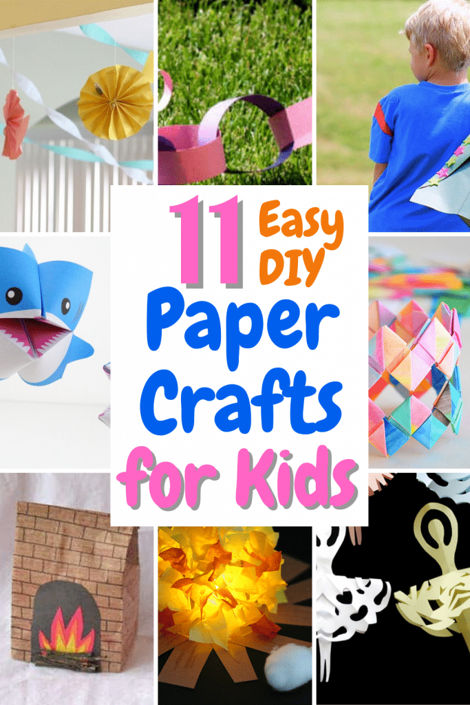 11 Easy Paper Crafts For Kids