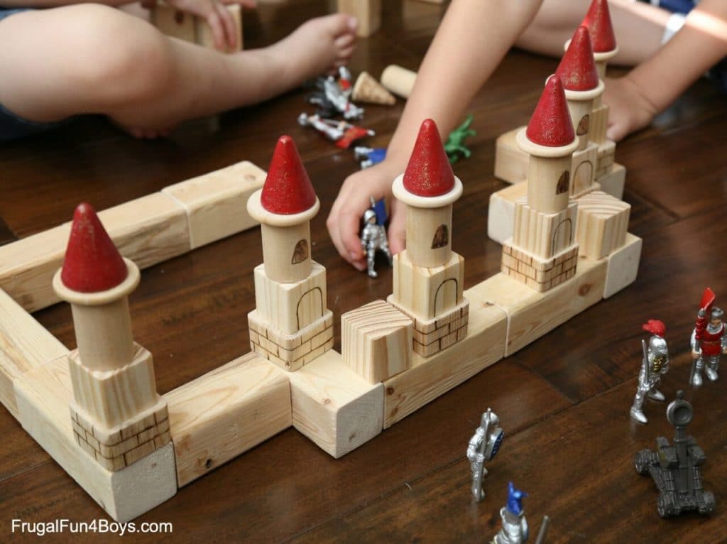 Castle Crafts For Kids - Diy Castle Building Blocks