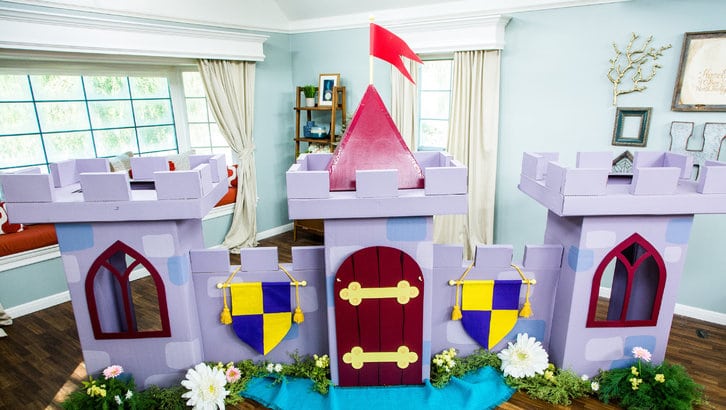 Castle Crafts For Kids - Diy Big Box Castle Play