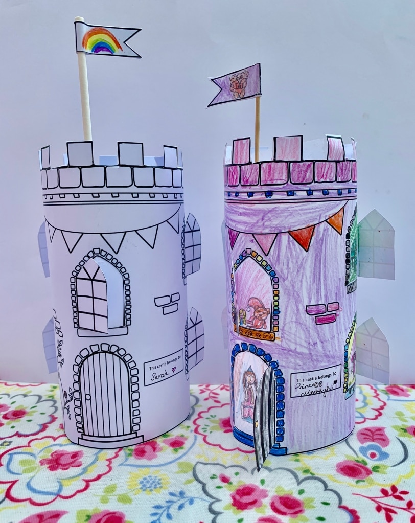 Castle Crafts For Kids - Printable Castle Craft