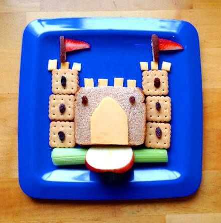 Castle Crafts For Kids - Food Castles