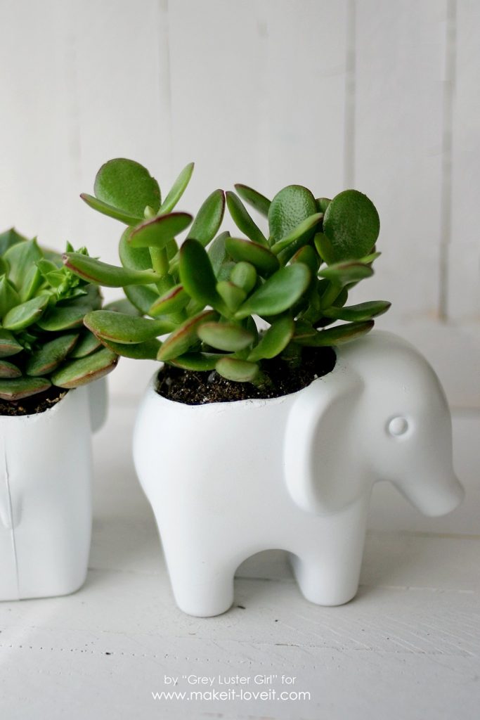 Elephant Crafts For Kids - Diy Elephant Toy Planter