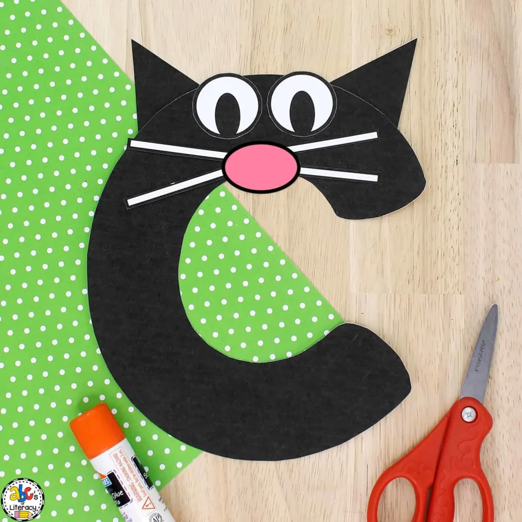 Letter C Crafts For Toddlers - C Is For Cat