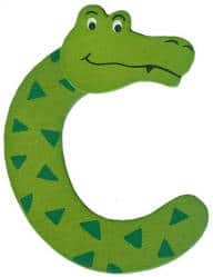 Letter C Crafts For Toddlers - C Is For Crocodile