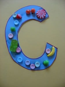 Letter C Crafts For Toddlers - Candy C