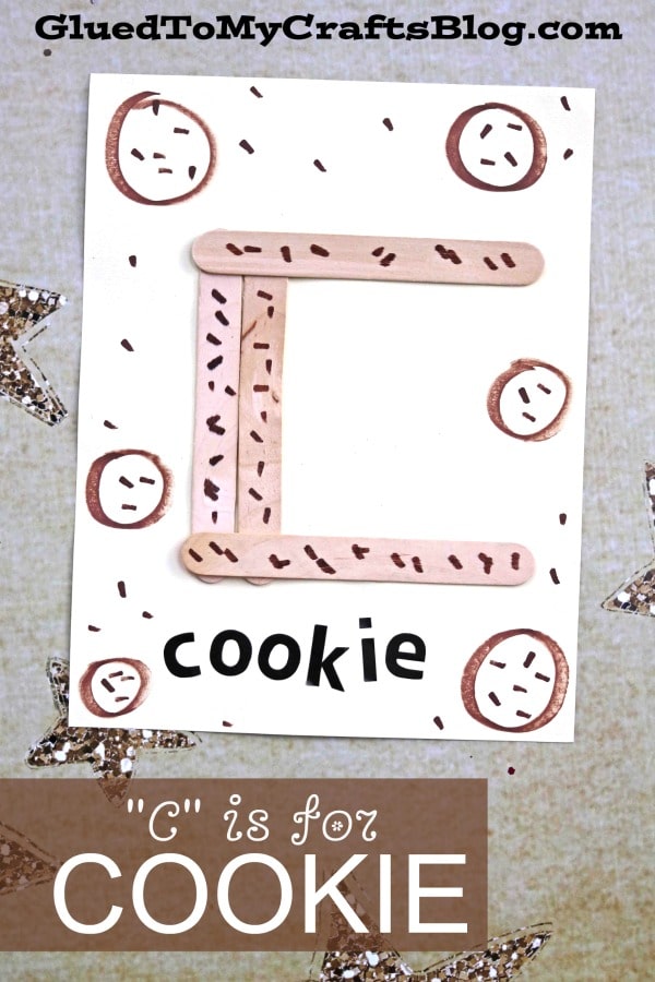 Popsicle Stick Letter Activities - C Is For Cookie