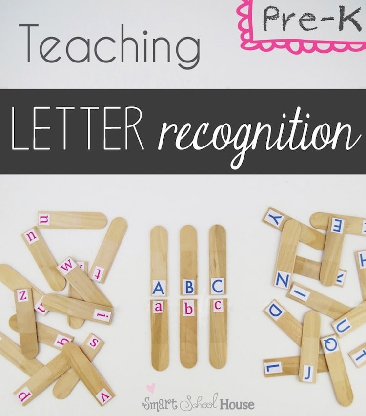 Popsicle Stick Letter Activities - Teaching Letter Recognition