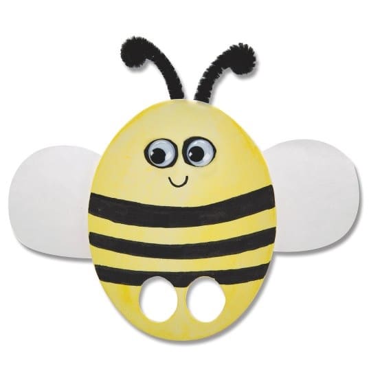 Bumble Bee Crafts For Toddlers - Bee Finger Puppet