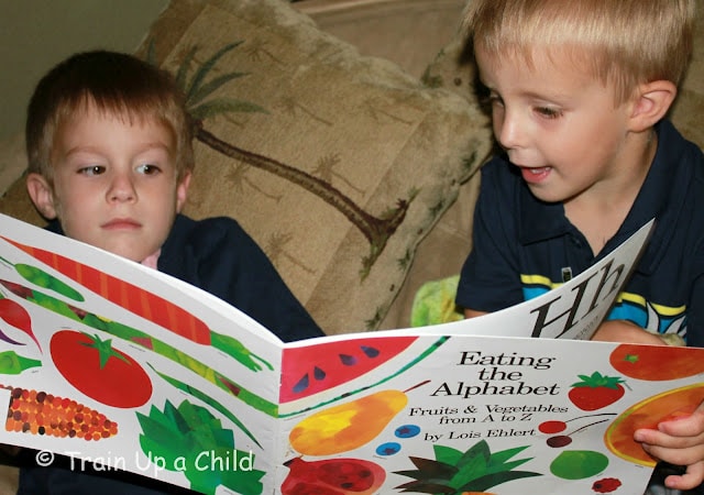 Teaching Fruits And Vegetables To Preschoolers - Reading Books On Fruits And Vegetables