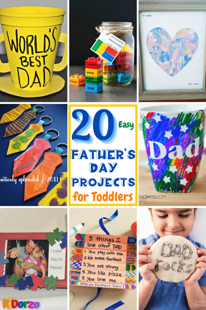 20 Easy Father's Day Projects For Toddlers