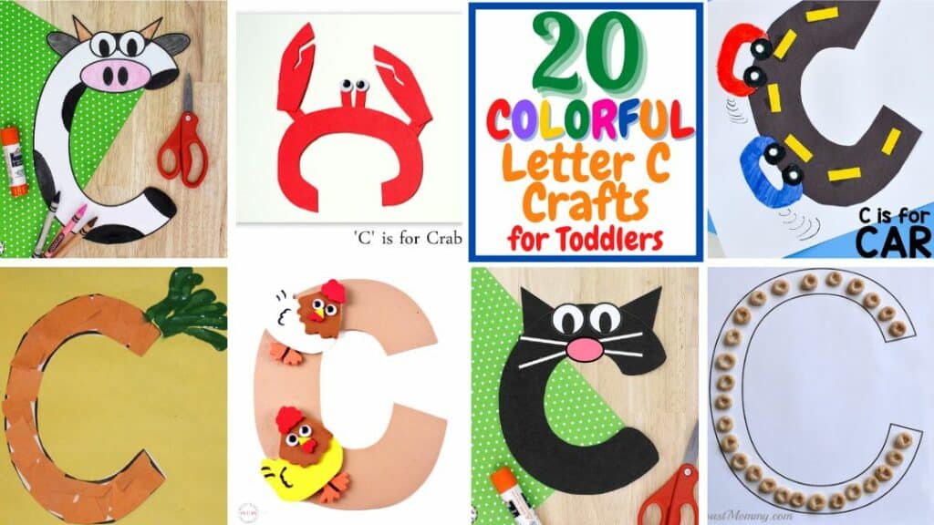 20 Colorful Letter C Crafts For Toddlers