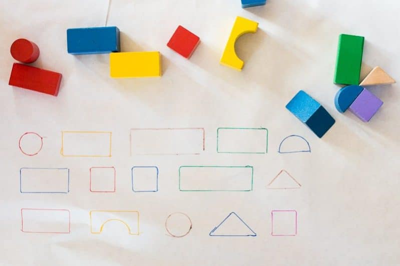 Block Activities For Toddlers - Simple Block Learning Activity With Shapes &Amp; Colors