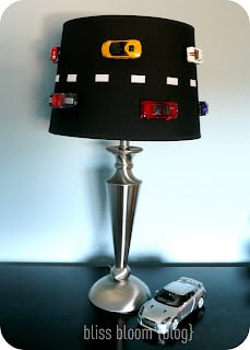 Car Crafts For Toddlers - On The Road Again - Lamp Restyling