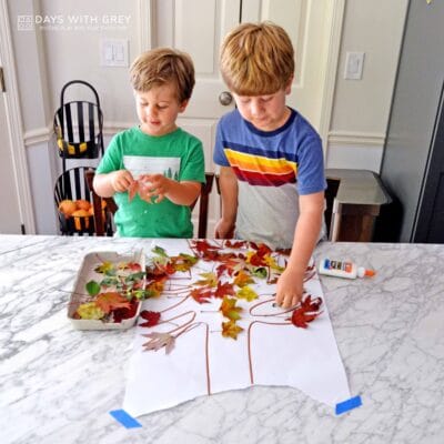 DIY gluing activities for toddlers