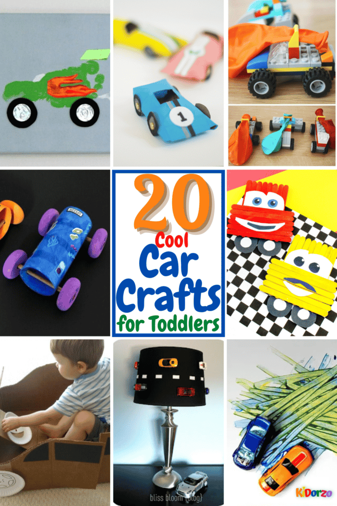 20 Cool Car Crafts For Toddlers