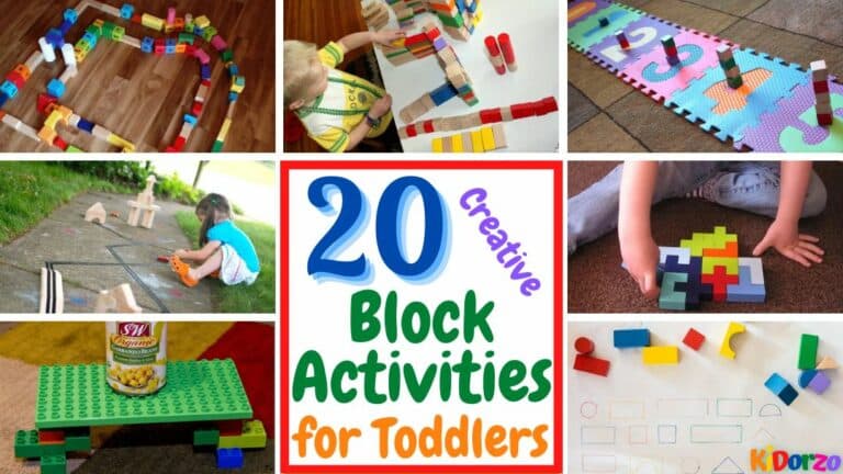 20 Creative Block Activities For Toddlers
