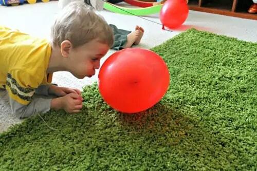 Creative Movement Activities For Preschoolers - Balloon Blow