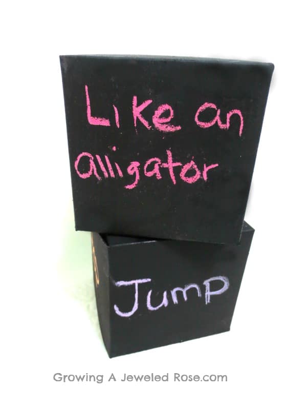 Creative Movement Activities for Preschoolers - Get Up and Move Dice Game
