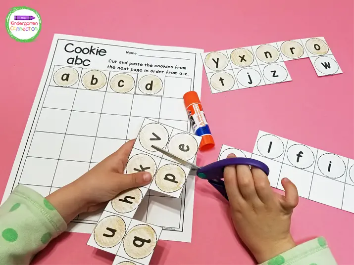 Cutting Activities For Toddlers - Cut Out Letters