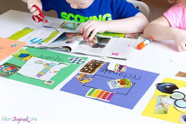 Cutting Activities For Toddlers - Cutting Out Magazines