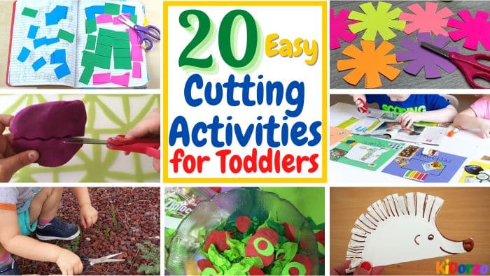 20 Easy Cutting Activities for Toddlers