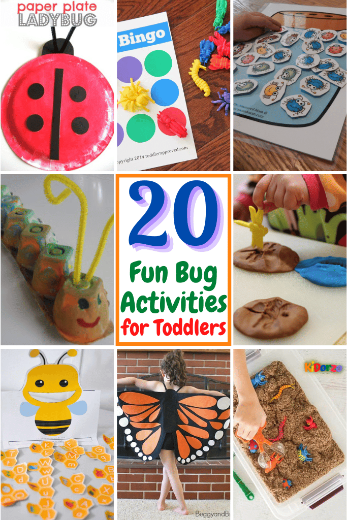 5 Toddler Activities and Crafts about Bugs – SarahMozingo.com