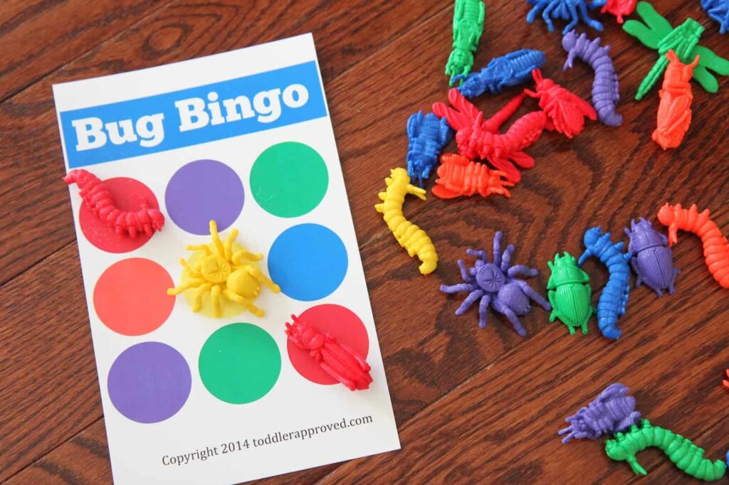 Bug Activities For Toddlers - Bug Bingo