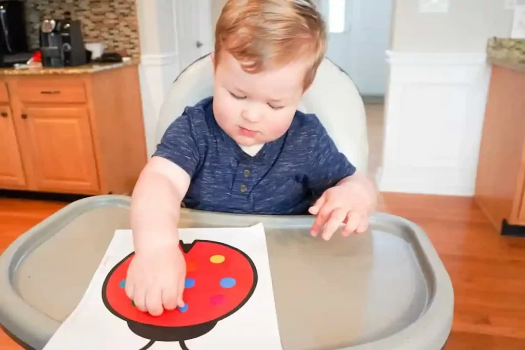 Bug Activities For Toddlers - Ladybug Dots