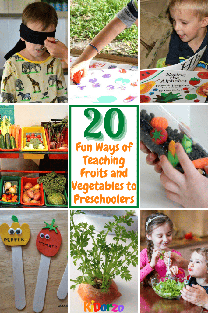 20 Fun Ways Of Teaching Fruits And Vegetables To Preschoolers