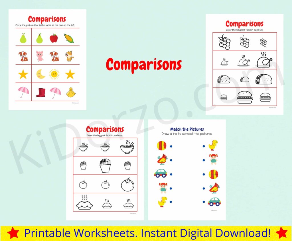 ABC Printables for Toddlers - Letters, Numbers, Coloring
