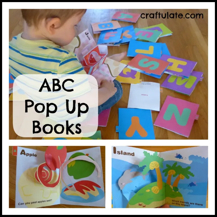 Alphabet Crafts For 3 Year Olds - Abc Learning Pop-Up Books