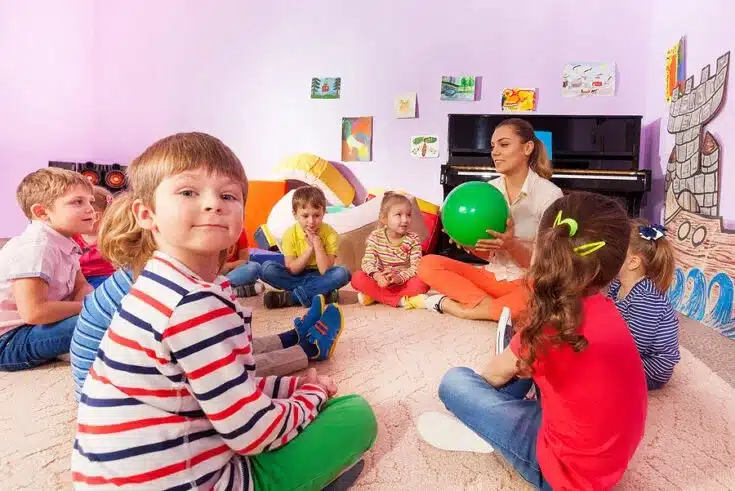 Balloon Activities For Toddlers - Playing Hot Potato