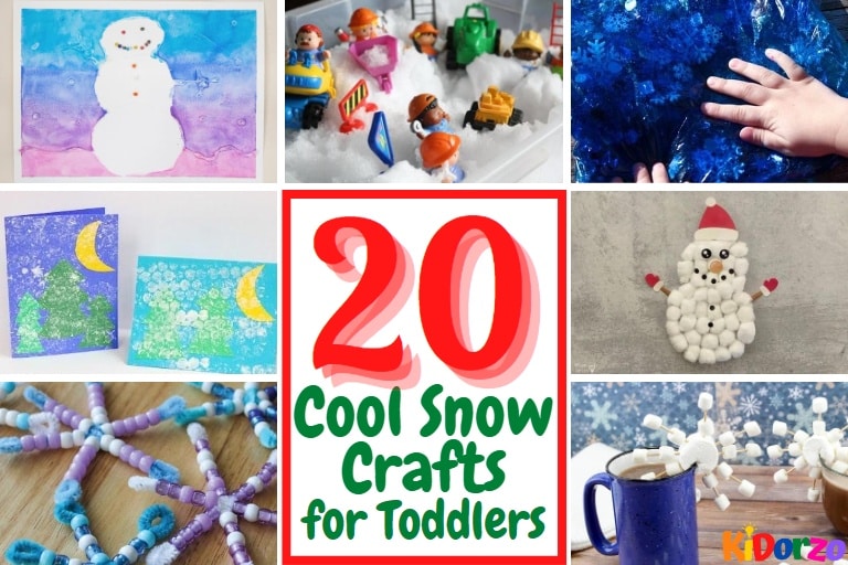 20 Cool Snow Crafts For Toddlers