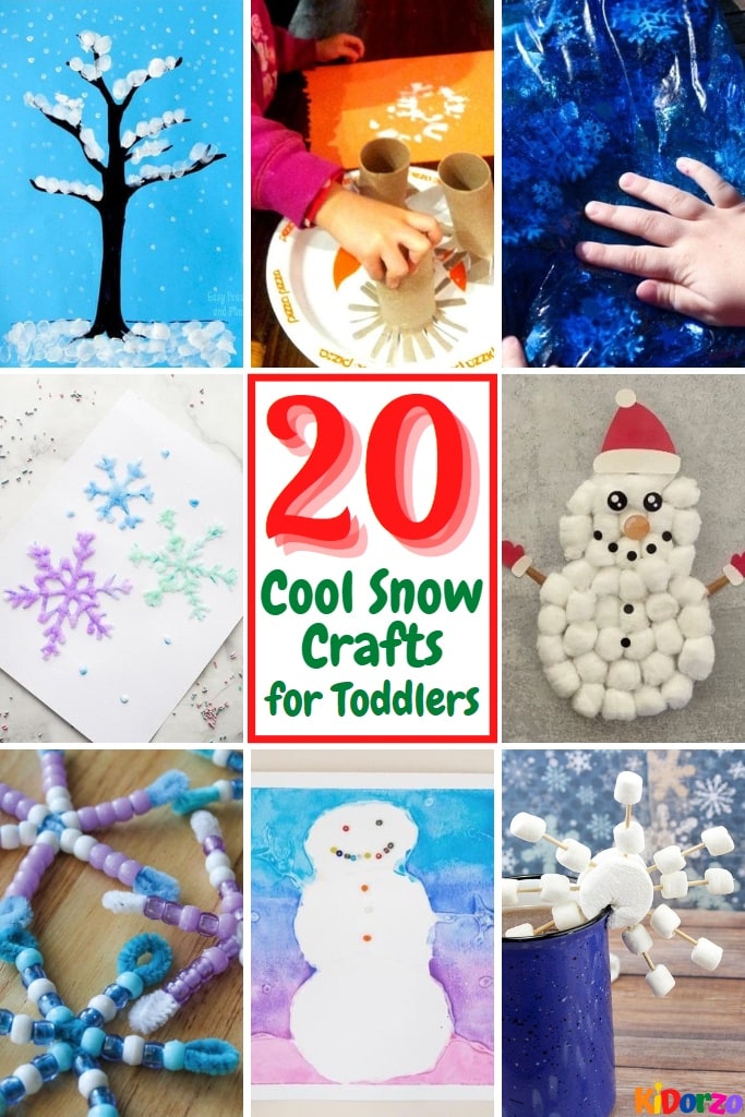 20 Cool Snow Crafts For Toddlers
