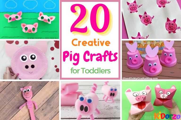 20 Creative Pig Crafts For Toddlers