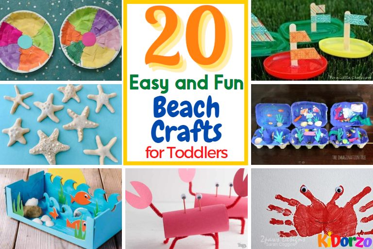 20 Easy and Fun Beach Crafts for Toddlers