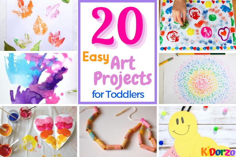 20 Easy Art Projects For Toddlers