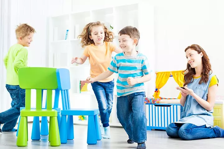 Balancing Activities for Toddlers - Musical Chairs