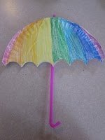 Beach Crafts for Toddlers - Beach Umbrella Craft 