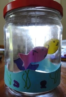 Beach Crafts for Toddlers - Ocean in a Bottle Craft 