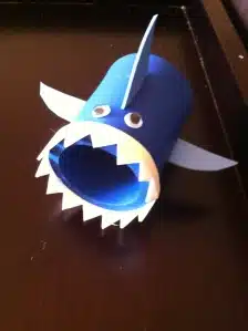 Beach Crafts for Toddlers - Shark Craft 